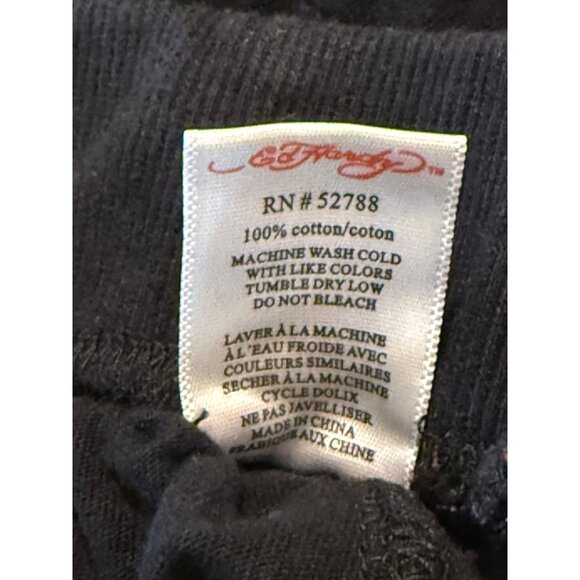 Ed Hardy by Christian Audigier Men's "King Skull" Jam Shorts Black Size S NWOT - Picture 6 of 8